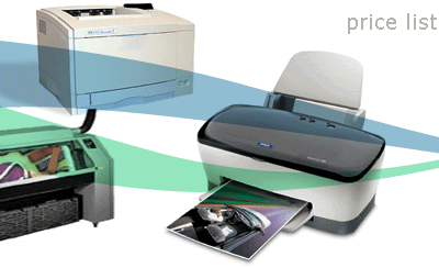 printer price list